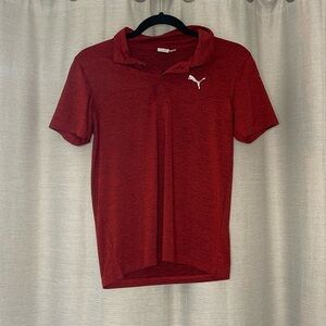 PUMA BOYS RED POLO {(M)